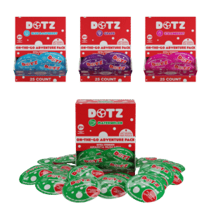 Dotz Amanita Muscaria Gummies Pouch – 3 Pack / 25 Count