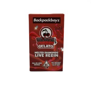 Backpackboyz 2g Live Resin Disposable Vape  – Black Cherry Gelato