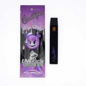 CANNATIQUE TERP BARZ DISPOSABLE LIVE ROSIN VAPE CARTS – 1G (1000MG)