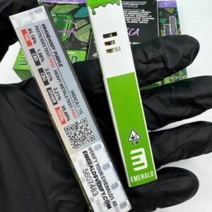 EMERALD 1G DISPOSABLE – LIVE RESIN + LIQUID DIAMOND