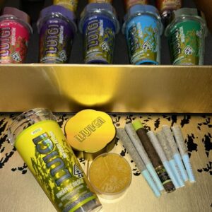 LUIGI PREROLL PACK 7 Prerolls & 6 hash rosin gummies (10mg per)