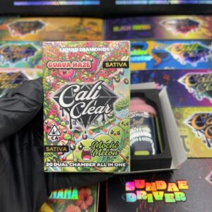 CALI CLEAR DUAL CHAMBER 2G DISPOSABLE – LIQUID DIAMONDS