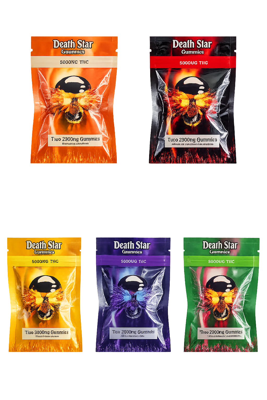 Stars of Death Edibles — Mixed Flavours Bulk Pack 500mg