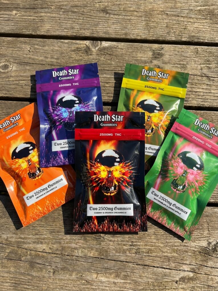 Stars of Death Edibles bulk mixed pack 500mg THC gummies wholesale